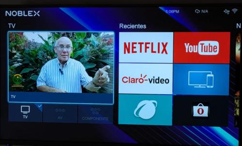 TV a/nebo společenská místnost v ubytování Rincón de Montaña