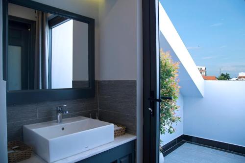 Koupelna v ubytování Ivy Villa