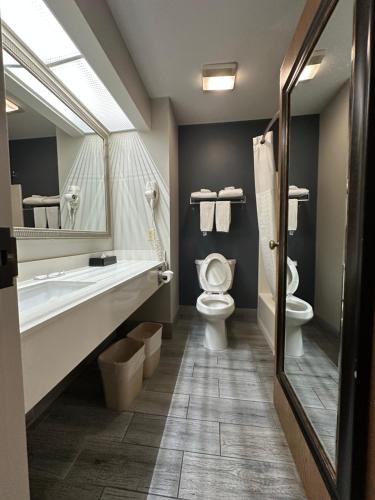 Koupelna v ubytování Quality Inn