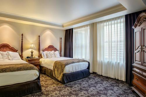 Davenport Hotel, Autograph Collectionにあるベッド