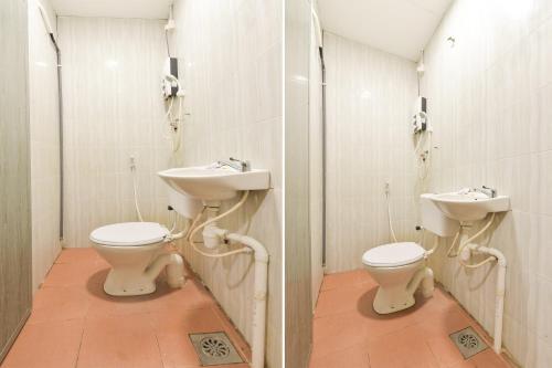 Ένα μπάνιο στο Hotel O Gest Inn