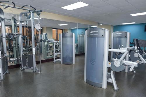 a fitness room with machines and a gym at Renaissance Caracas La Castellana Hotel in Caracas