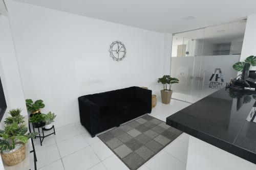 Kuchyň nebo kuchyňský kout v ubytování Hotel Astor Cucuta