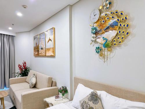 Posezení v ubytování The Sóng Apartment 5 Stars Vung Tau - Căn Hộ Du Lịch Biển 5 Sao Vũng Tàu - MINH TOẢN's Homestay