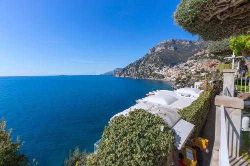 a view of the amalfi coast from positano at La Maliosa Positano in Positano