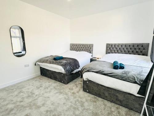 Postel nebo postele na pokoji v ubytování Portsmouth