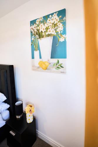 Ruang duduk di Modern 4-Bed Home, Tranent