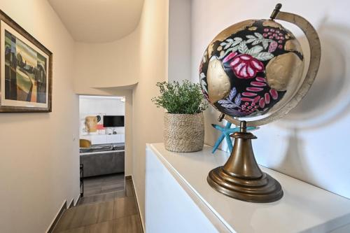 Postel nebo postele na pokoji v ubytování il Centro Apartments Novalja