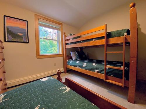 a bedroom with two bunk beds and a bed at HL96 Single family home with views and lots of space Privacy convenience AC and style in Carroll