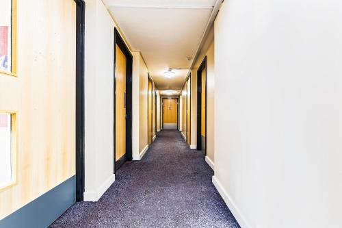an empty hallway in an office building at Crewe City Centre in Crewe