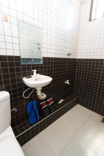 Koupelna v ubytování Denella studio apartment