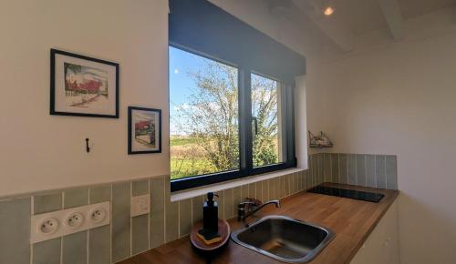 Kuchyň nebo kuchyňský kout v ubytování Tiny Tranquille