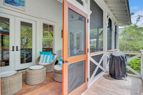 Balkoni atau teres di Grand Pavilion 95 by Wild Dunes, Luxury Home