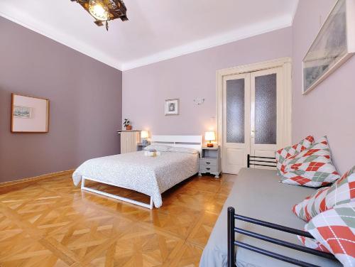 Postel nebo postele na pokoji v ubytování B7 Hostal