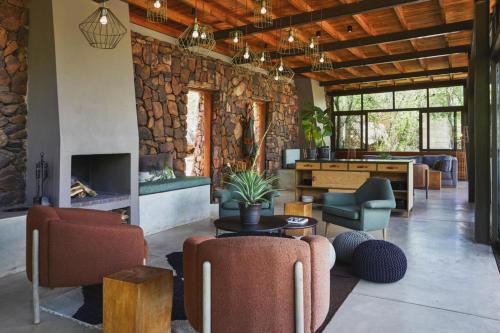 Ruang duduk di Marataba Mountain Lodge
