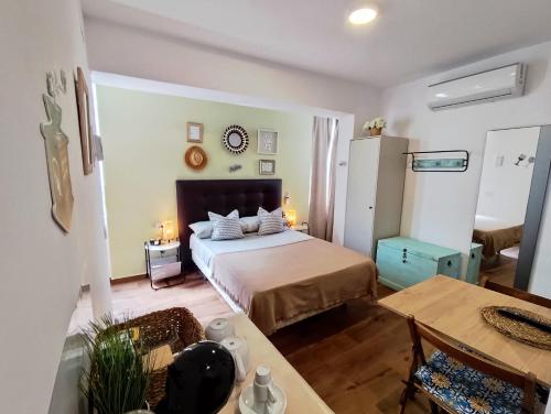 Postel nebo postele na pokoji v ubytování Apartamento Estudio VERDE