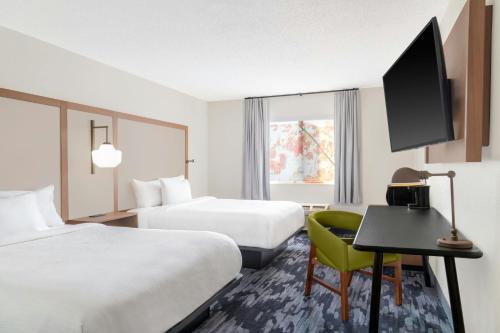 TV o dispositivi per l'intrattenimento presso Fairfield Inn & Suites Saginaw
