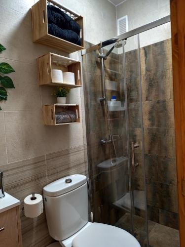 Koupelna v ubytování Apartamento Estudio VERDE