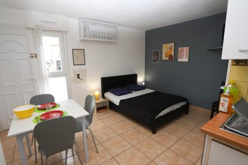 Grand studio 6 à 50m de la plage Argelès