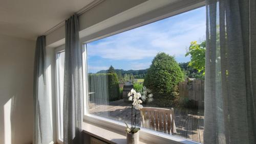 Μπαλκόνι ή βεράντα στο Ferienwohnung AllgäuBlick