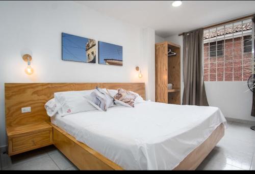 Postel nebo postele na pokoji v ubytování Apartment 203