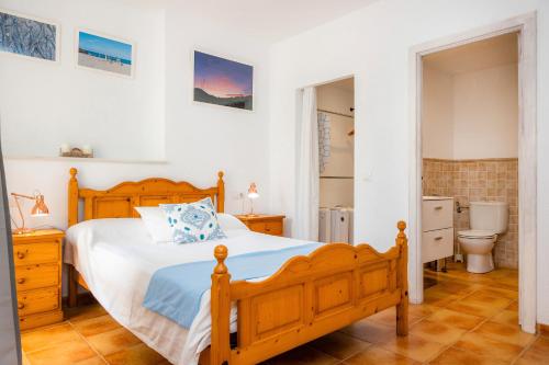 Posteľ alebo postele v izbe v ubytovaní Apartamento Can Jaume