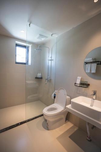 Koupelna v ubytování Yining Biezhi B&B