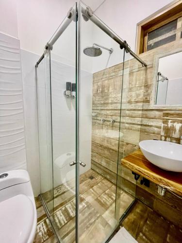 Ένα μπάνιο στο Hotel Cattaleya City