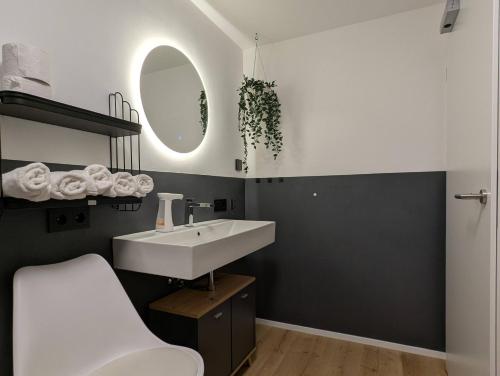 Ένα μπάνιο στο Ferienhaus "Die 16"