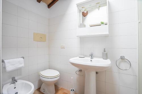 Bilik mandi di Quiet and peaceful apartment - Perugia