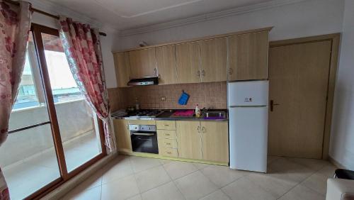 Kuchyň nebo kuchyňský kout v ubytování Marios apartment