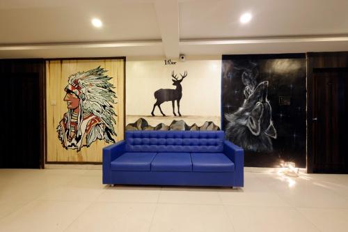 Ruang duduk di HOTEL DIAMOND RESIDENCY - Vijay Nagar INDORE