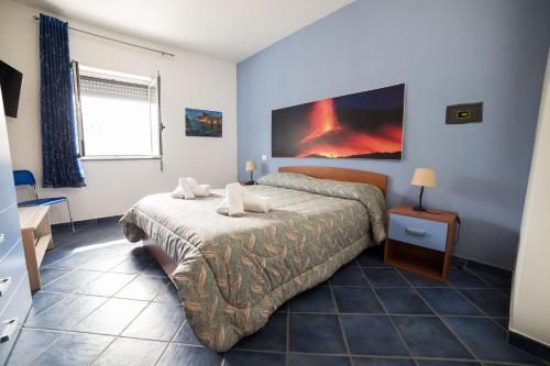Postel nebo postele na pokoji v ubytování Villa Concettina