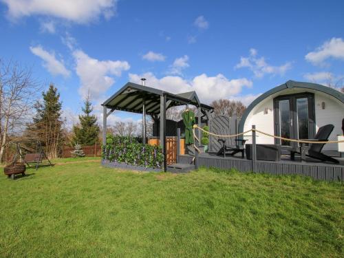 a playground in a yard with a dome at Cherry Pod in Shrewsbury