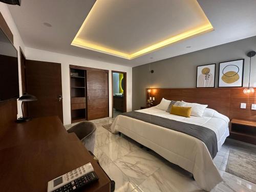 Postel nebo postele na pokoji v ubytování Pachamaya Holistic Wellness & Spa