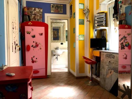 Koupelna v ubytování A casa di Simone