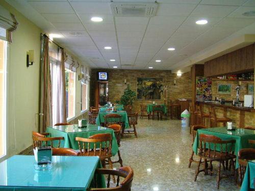 Restaurace v ubytování Hotel Río Piscina