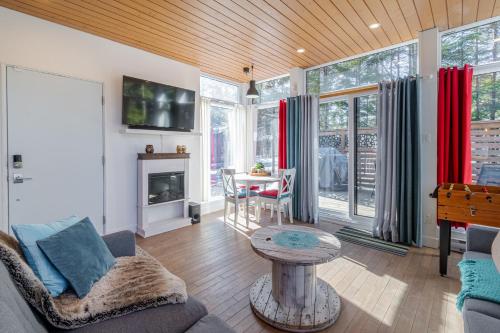 Ruang duduk di Le Rustique Chic - SPA privé