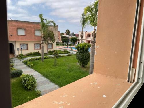 a view from the window of a building at B&b stella maroco in Sidi Bouzid
