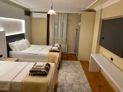 Cama o camas de una habitación en Alida Home Pamukkale