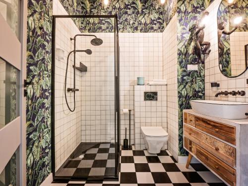 Phòng tắm tại Warta Riverside & Old Town Luxury Residence