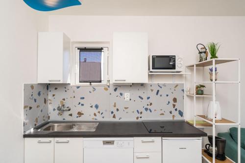 Η κουζίνα ή μικρή κουζίνα στο Apartment Fiorenini