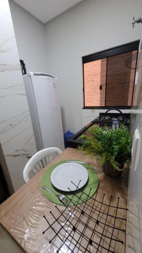 Dapur atau dapur kecil di Residencial Hanna