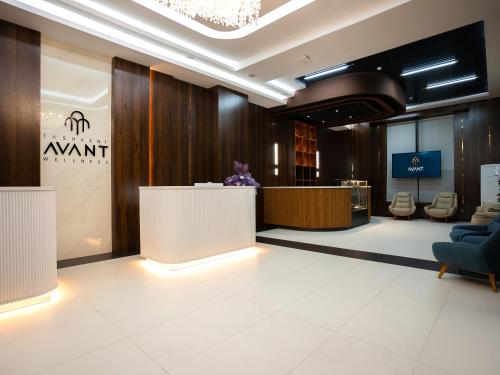 Coin salon dans l'établissement Avant Wellness Hotel Pool&Spa, Free airport shuttle service