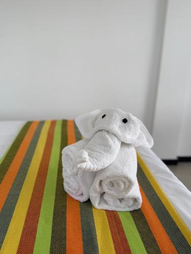 Postel nebo postele na pokoji v ubytování Karisa Nature Villa