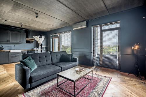 Χώρος καθιστικού στο City Center Panoramic Penthouse With Rooftop Terrace - Self Check-in