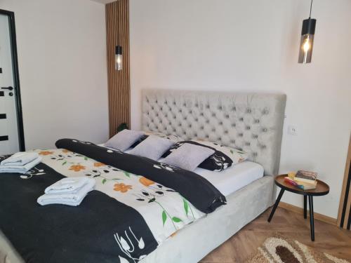 Postel nebo postele na pokoji v ubytování Apartmán Eywa
