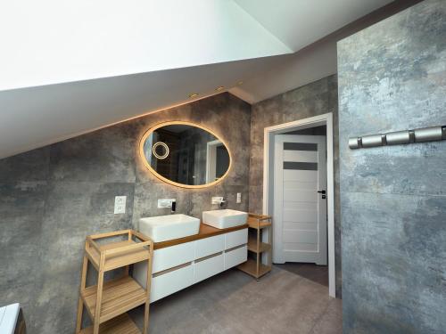 Koupelna v ubytování Apartamenty - Dobrej Nocy