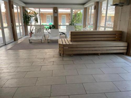 Ruang duduk di My Home Wellness Apartmanok