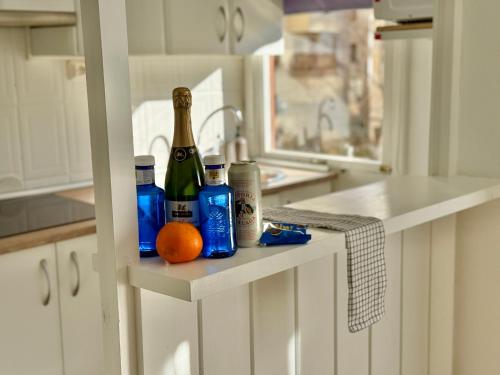 Una cocina o cocineta en Estudio en Nogalera con piscina